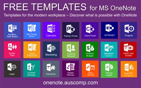 microsoft office onenote templates.